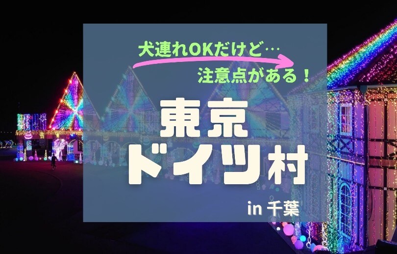 東京ドイツ村犬連れ注意