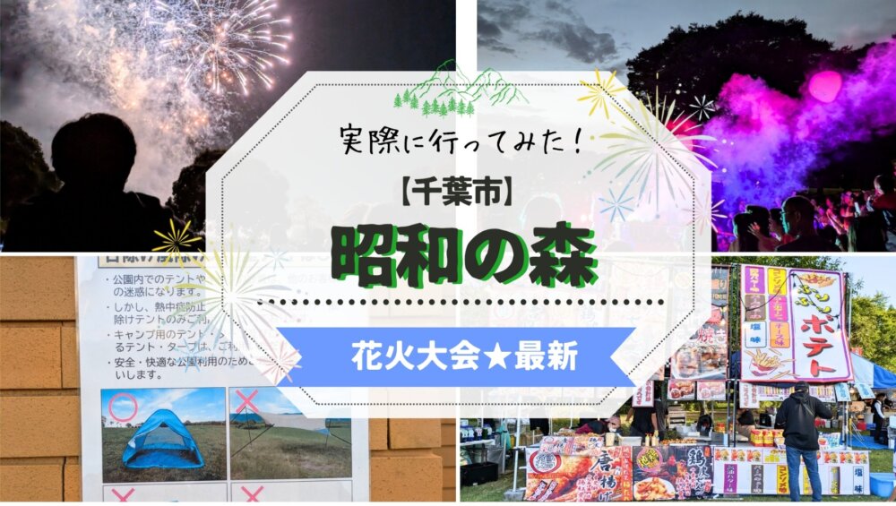 昭和の森花火大会当日の様子は？有料席や気になる周辺駐車場を徹底解説！